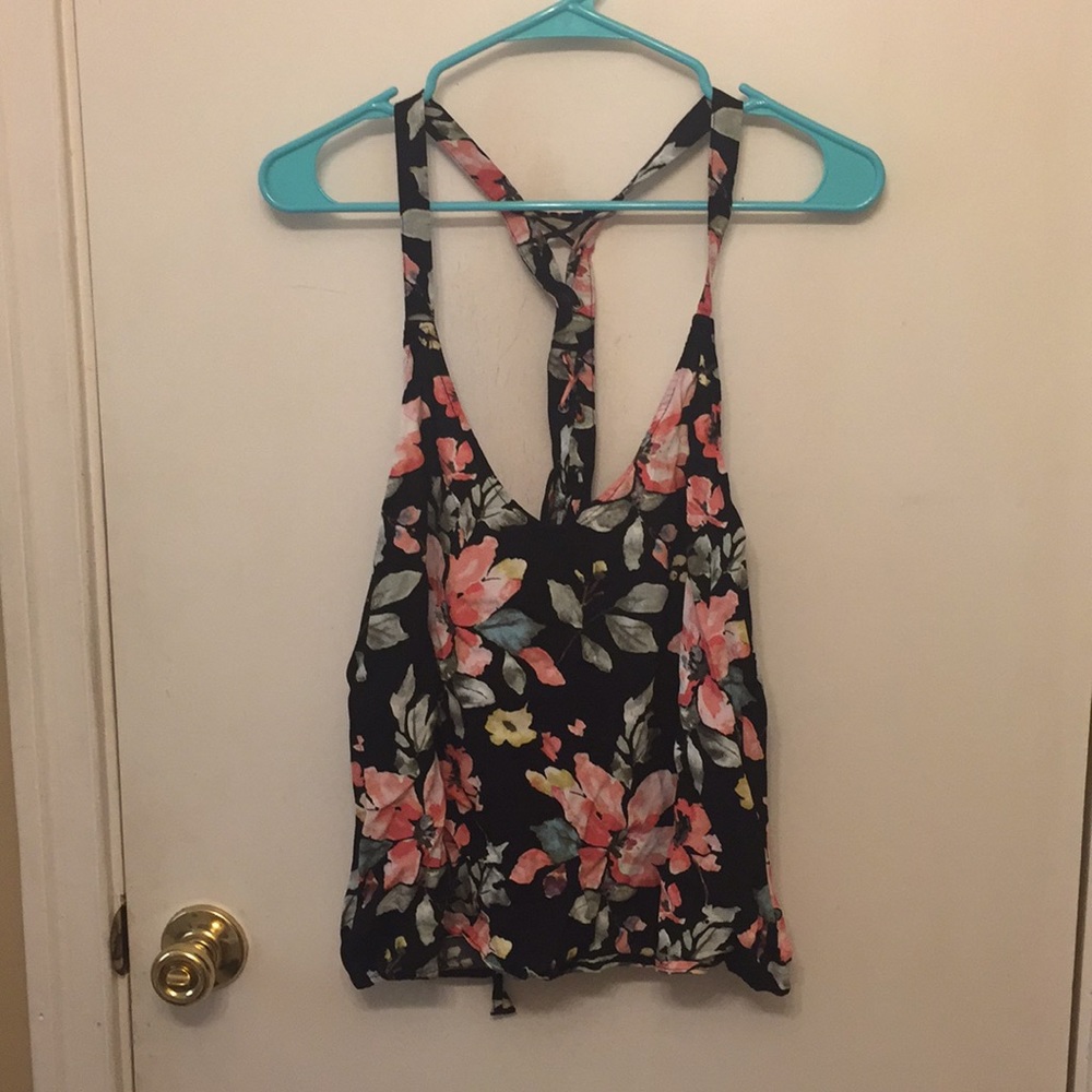 Forever 21+ flowery crop top